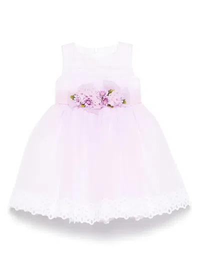 Colorichiari Babies' Tulle Dress In Pink