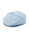 Colorichiari Twill Baker Boy Hat In 蓝色