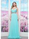 Colors 3441 Formal Long Evening Prom Dress In Blue