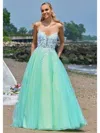 Colors 3497 Long A Line Formal Evening Prom Dress In Green