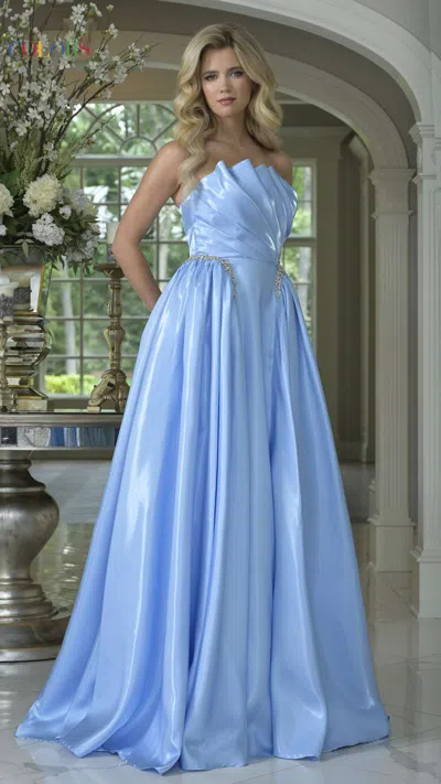 Colors 3845 Long Formal Ball Gown Evening Prom Dress