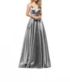 Colors Dress 2184 In Grey In Gray