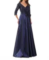 Colors Dress Ellery Gown In Navy In Blue