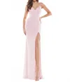 Colors Dress Plunging V-neckline Prom Gown In Pink In Pink