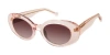 Colors In Optics Bardot Sunglasses In Peach