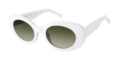 Colors In Optics Bardot Sunglasses In White