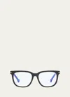 Colors In Optics Blue Blocking Linear Acetate Readers, +2 In Black