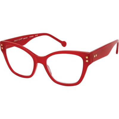 Colors In Optics Dakota Reading Glasses In Lipstick Red