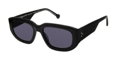 Colors In Optics Luna Sunglasses In Black Out