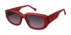 Colors In Optics Luna Sunglasses In Wine
