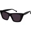 Colors In Optics Magnifique Sunglasses In Black Out