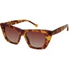 Colors In Optics Magnifique Sunglasses In Honey Tortoise