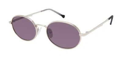 Colors In Optics Prince Sunglasses In Silver