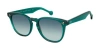 Colors In Optics Wooster Sunglasses In Emerald Green