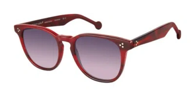 Colors In Optics Wooster Sunglasses In Wine Horn