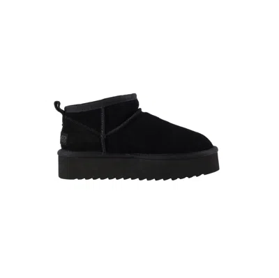 Colors Of California - Platform Boot In Suede Black Hc.ywpla01