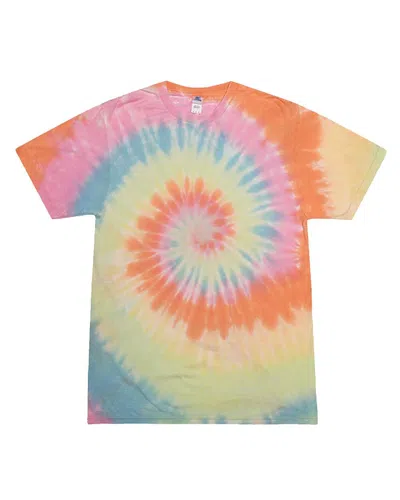 Colortone Festival Tie-dyed Burnout T-shirt In White