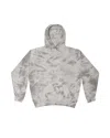 Colortone Men's Crystal Wash Hooded Sweatshirt In Gray