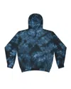 Colortone Men's Crystal Wash Hooded Sweatshirt In Multi