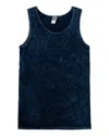 Colortone Mineral Wash Tank Top In Blue