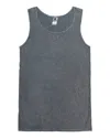 Colortone Mineral Wash Tank Top In Grey