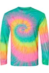 Colortone Tie-dyed Long Sleeve T-shirt In Multi