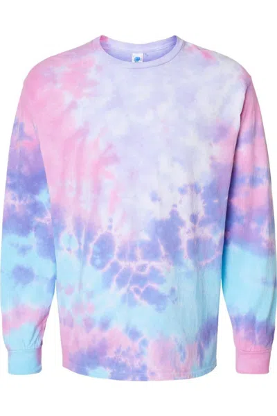 Colortone Tie-dyed Long Sleeve T-shirt In Multi