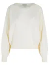 Colorush 'buenos Aires' White Cashmere Sweater In White