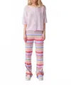 Colorush Amara Ellen Tee Cardigan In Pearly In Pink