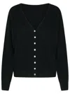 Colorush 'barbara' Black Cashmere Sweater In Black