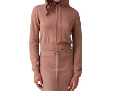 Colorush Caitlin Slim Hoodie In Coco