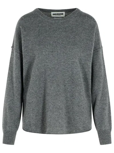 Colorush 'hazey Chill' Dark Grey Cashmere Jumper