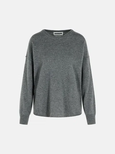 Colorush 'hazey Chill' Dark Grey Cashmere Sweater