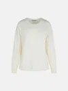 Colorush 'hazey Chill' White Cashmere Sweater In White