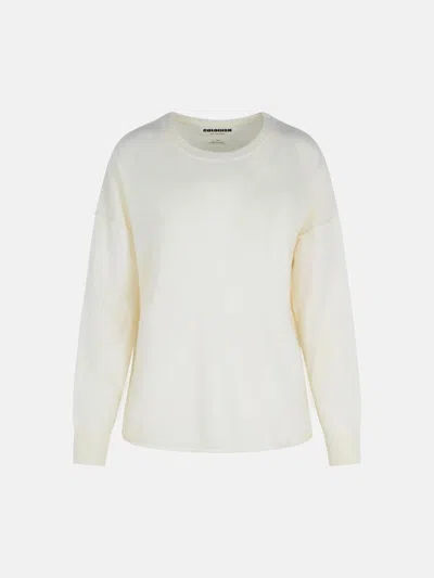 Colorush 'hazey Chill' White Cashmere Sweater