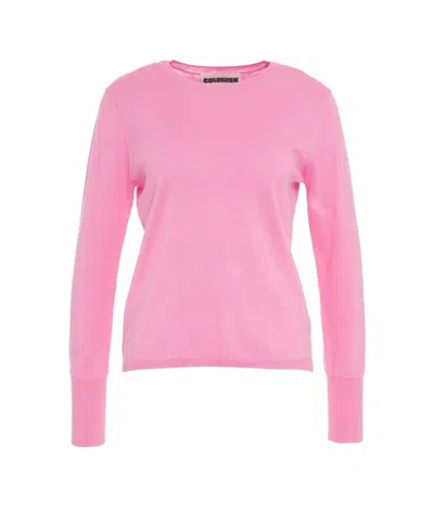 Colorush Knit Sweater 'clio' In Pink