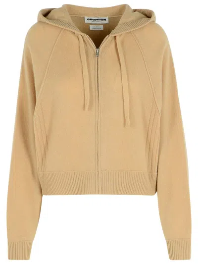Colorush 'robbie Seam' Beige Cashmere Jumper