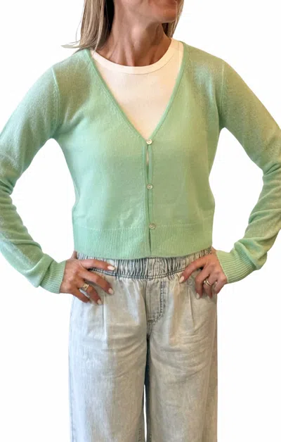 Colorush Sunchaser Cardigan In Seaglass In Green