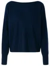 Colorush 'yangon' Navy Cashmere Sweater In Blue