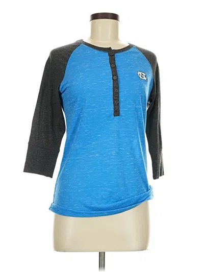 Pre-owned Colosseum Athletics 3/4 Sleeve T-shirt In Blue