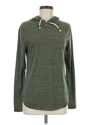 Pre-owned Colosseum Athletics Long Sleeve Henley Shirt In Green