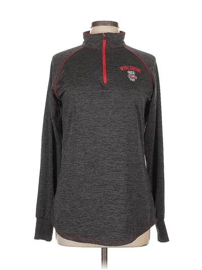 Pre-owned Colosseum Athletics Long Sleeve Top Gray Turtleneck Tops