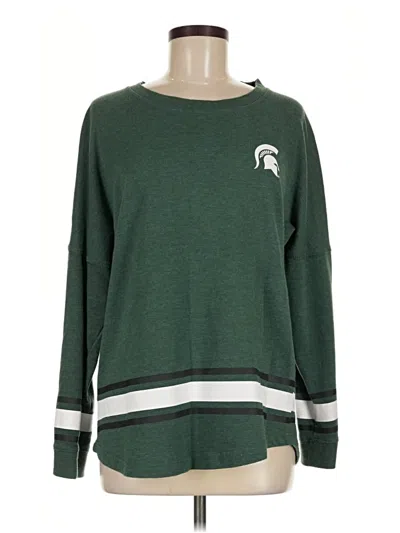 Pre-owned Colosseum Athletics Pullover Sweater In Green