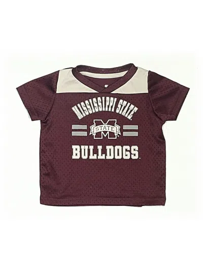 Pre-owned Colosseum Athletics Kids' Short Sleeve T-shirt In Burgundy