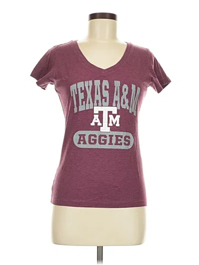 Pre-owned Colosseum Athletics Short Sleeve T-shirt In Burgundy