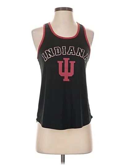 Pre-owned Colosseum Athletics Tank Top Black Halter Neckline Tops