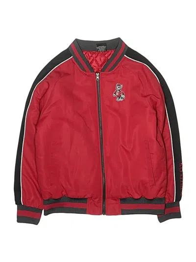 Pre-owned Colosseum Athletics Kids' Track Jacket In Red