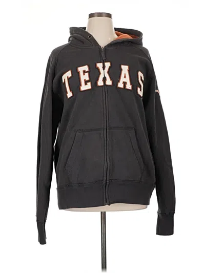 Pre-owned Colosseum Athletics Zip Up Hoodie In Black