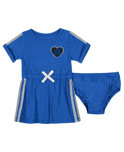 Colosseum Kids' Baby Boys And Girls Royal Duke Blue Devils Xur Dress And Bloomer Set
