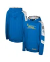 Colosseum Big Boys And Girls Blue Ucla Bruins Oht Appreciation Cyclone Digital Camo Pullover Hoodie In Blue